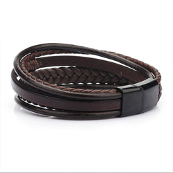 Leder Armband Brown Rio
