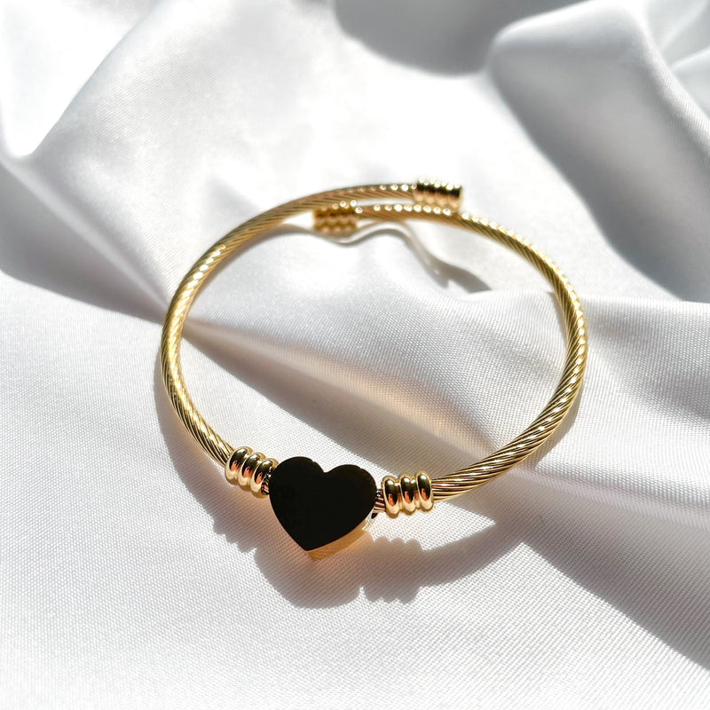 ENGELSINN Gold Armband Heart –